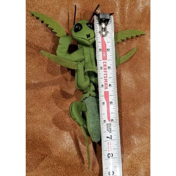 Folkmanis Mini 7 Inch Praying Preying Mantis Finger Puppet No Tags - Picture 3 of 4
